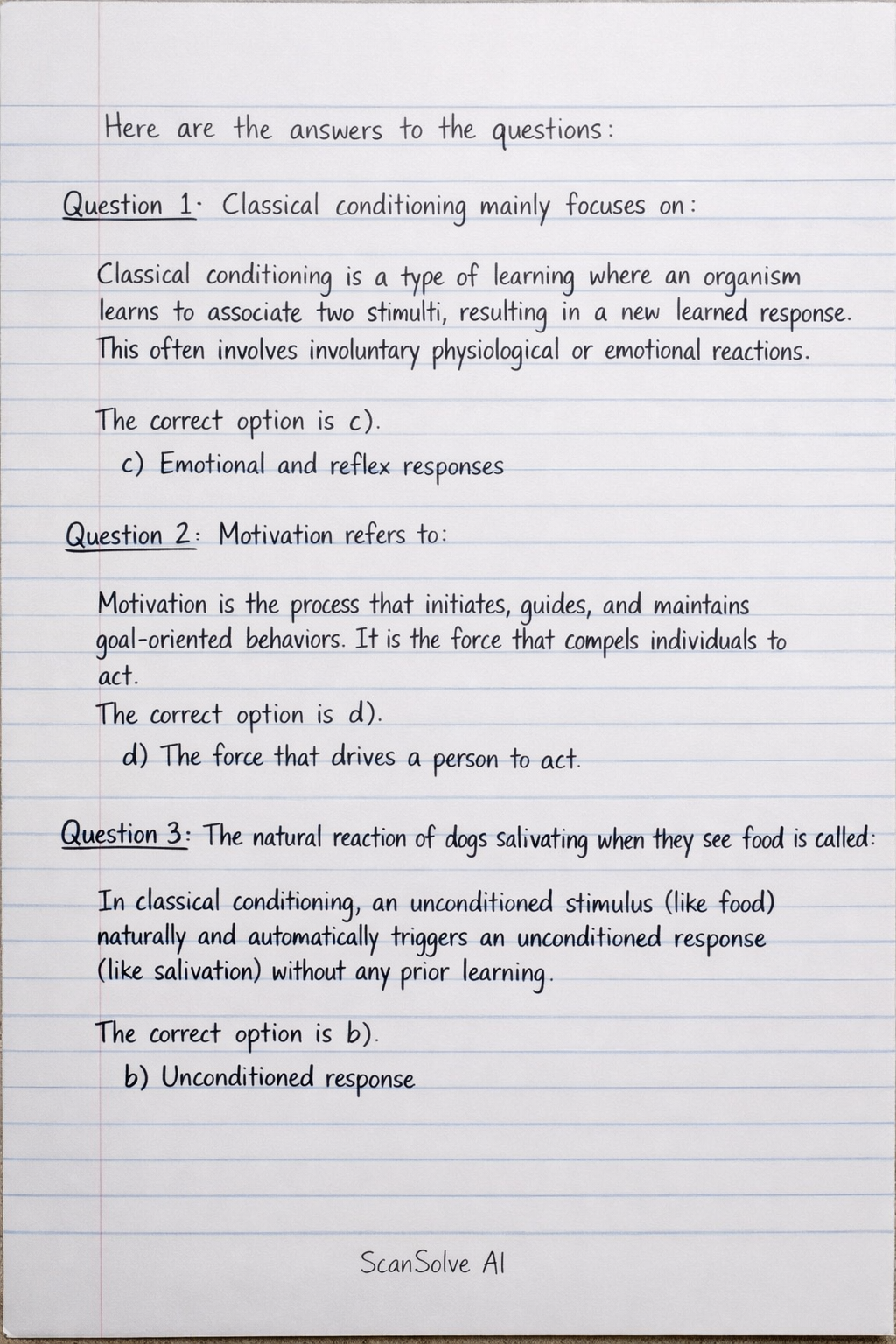 Handwritten step-by-step solution preview
