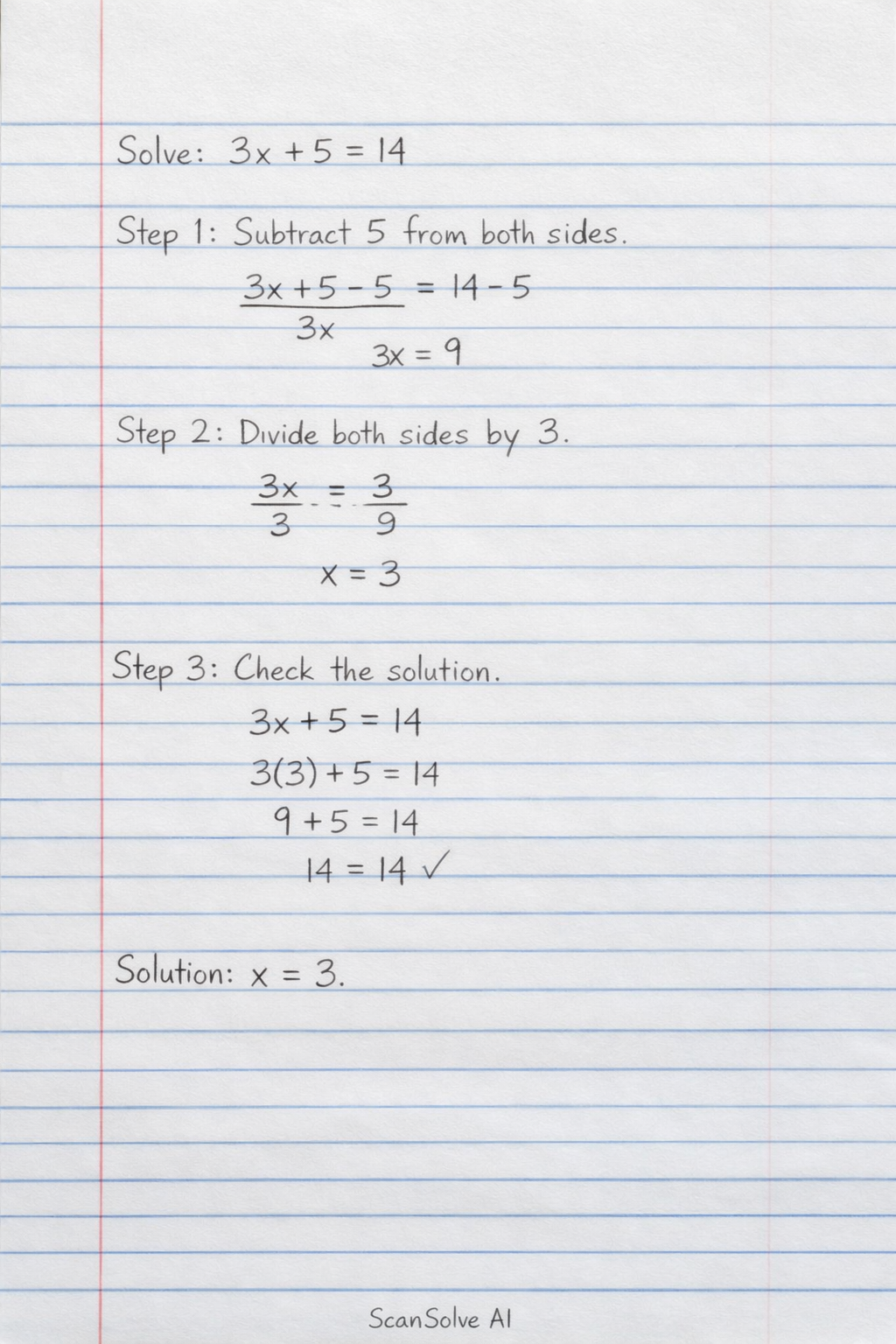 Handwritten step-by-step solution preview