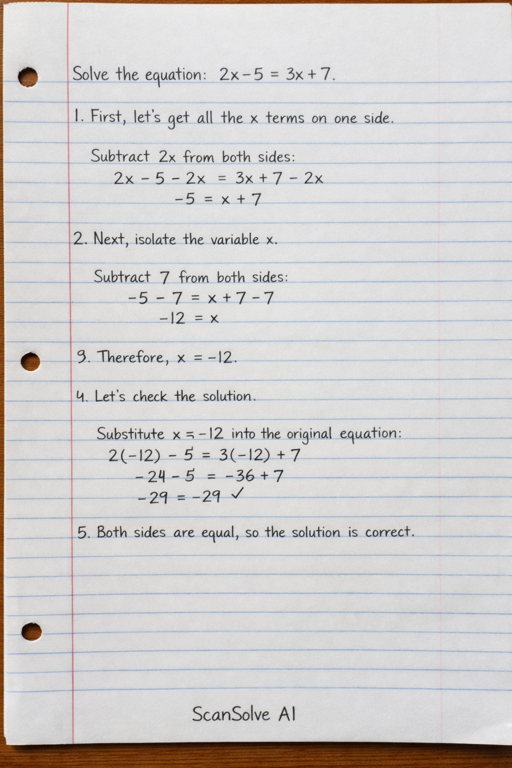 Handwritten step-by-step solution preview