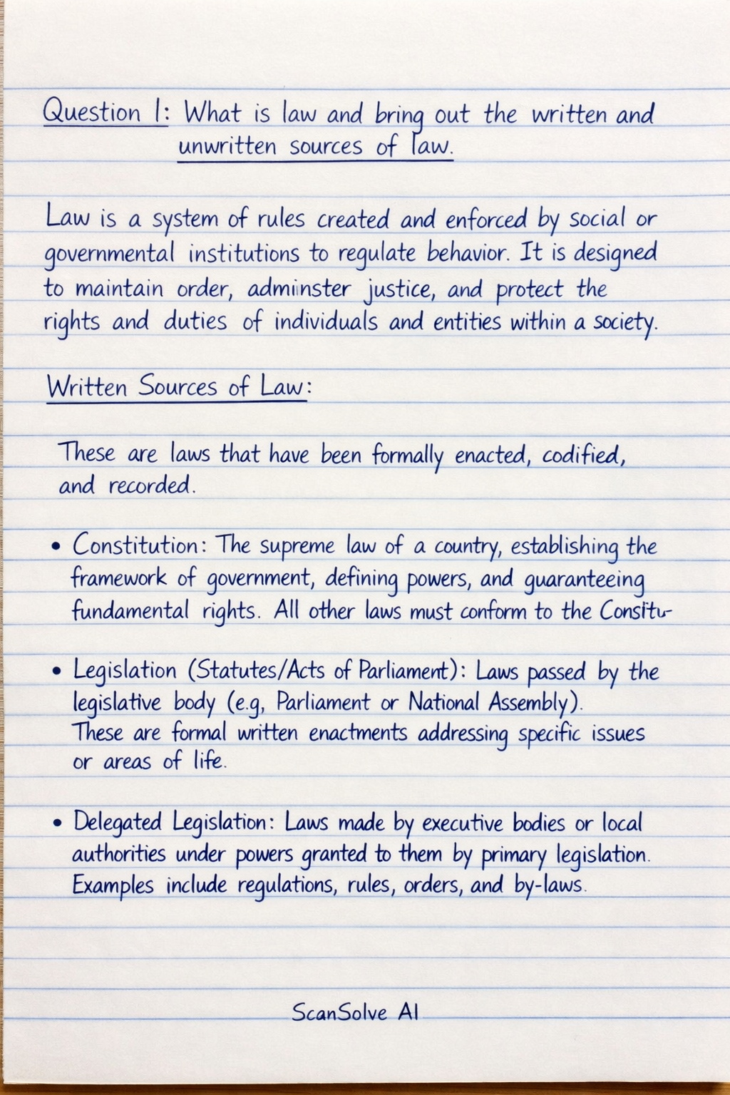 Handwritten step-by-step solution preview