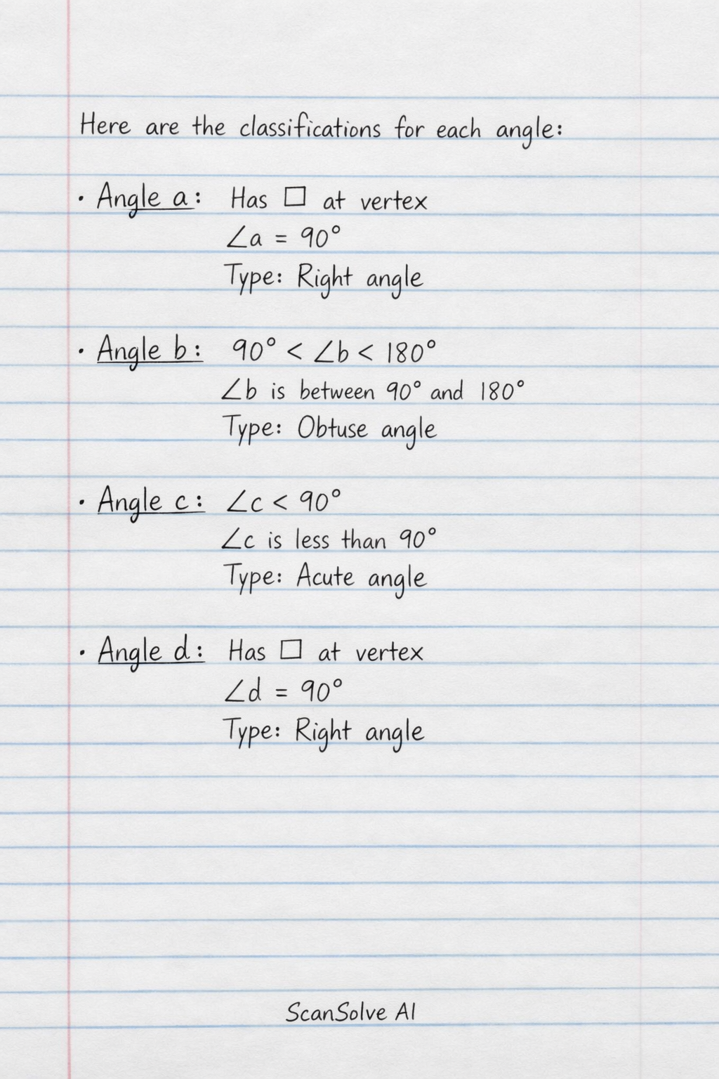 Handwritten step-by-step solution