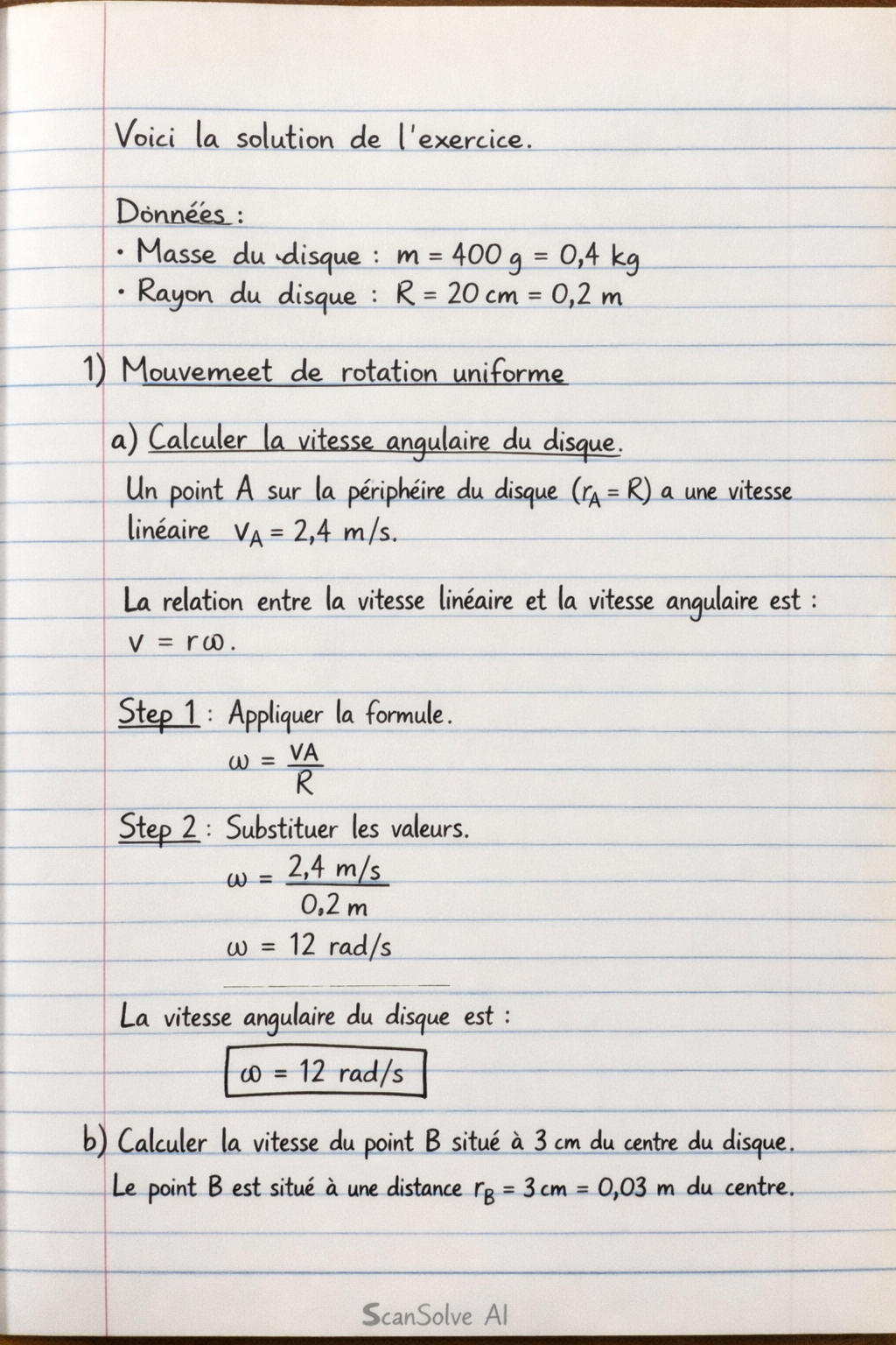Handwritten step-by-step solution preview