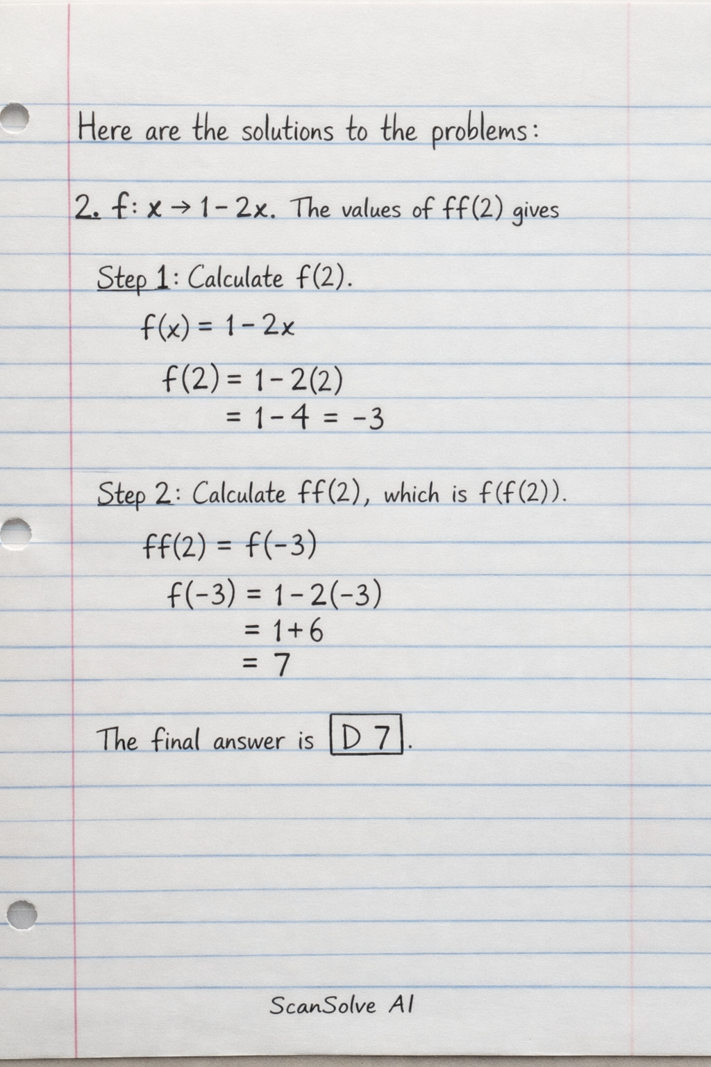 Handwritten step-by-step solution preview