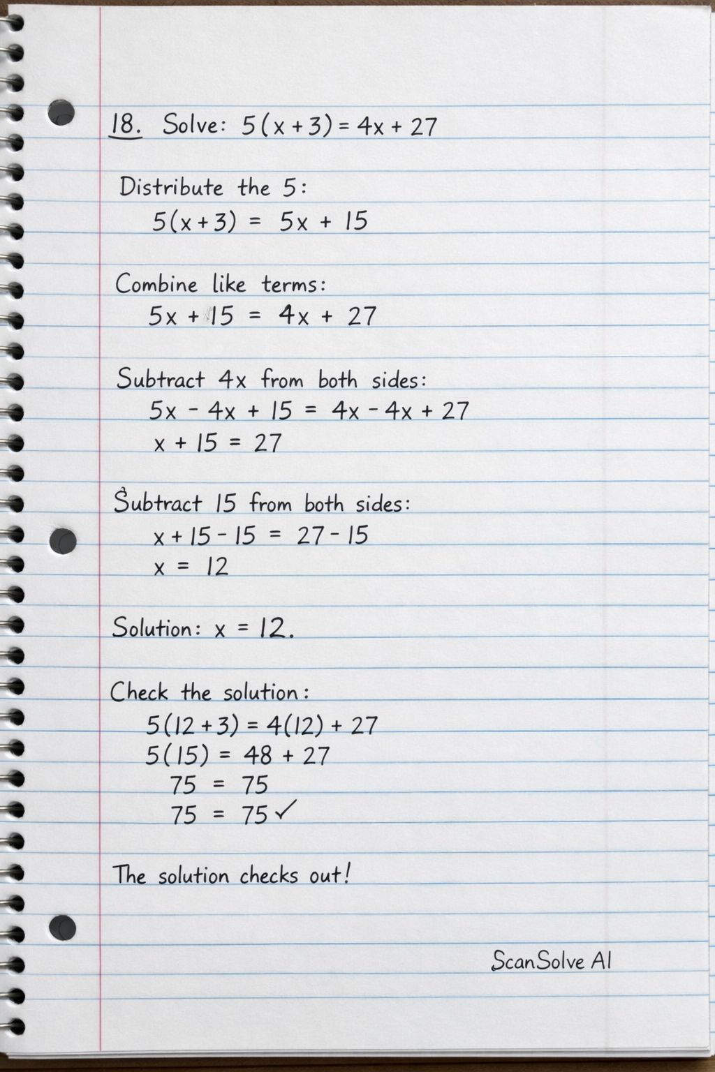 Handwritten step-by-step solution preview