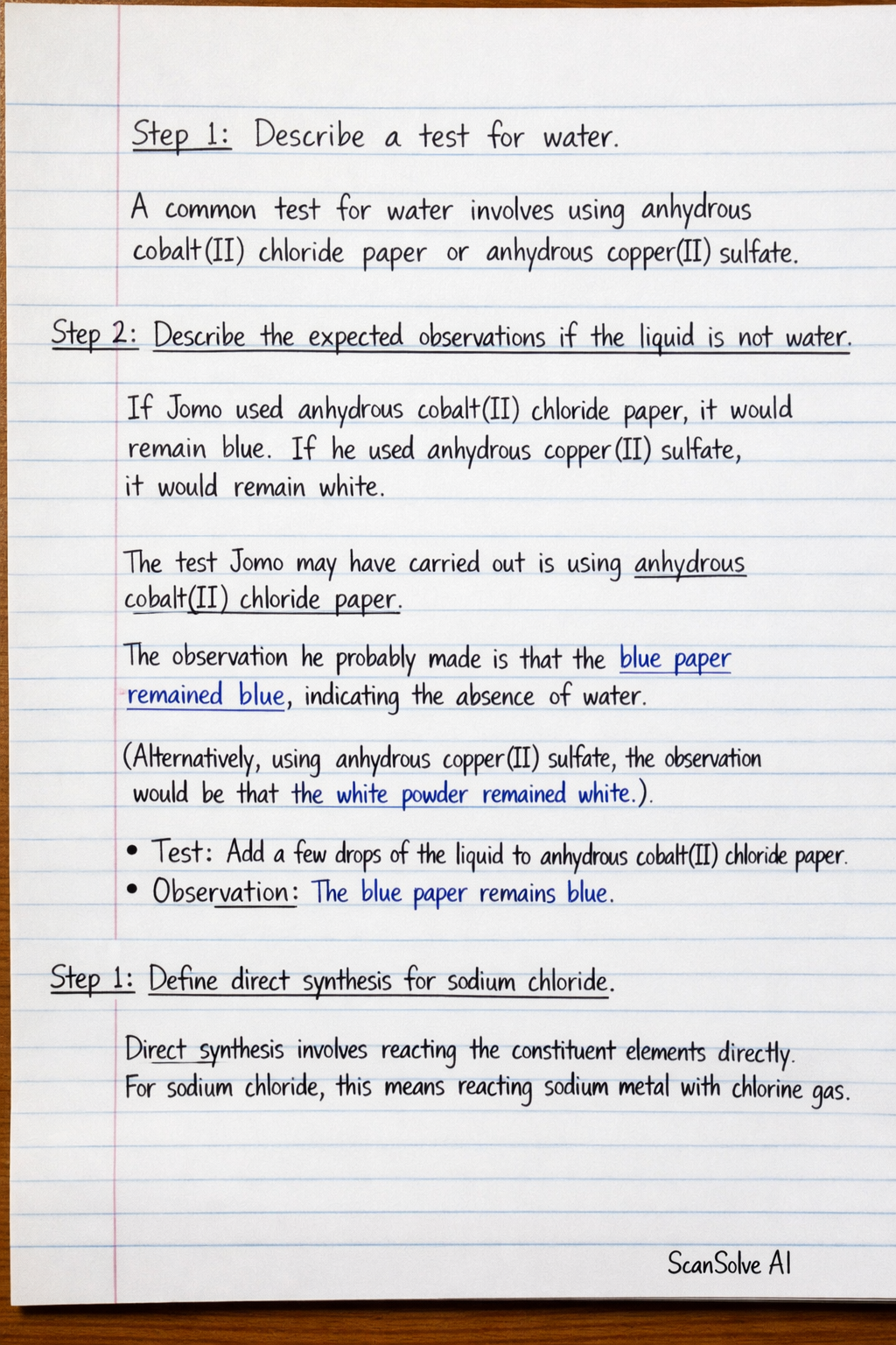 Handwritten step-by-step solution preview