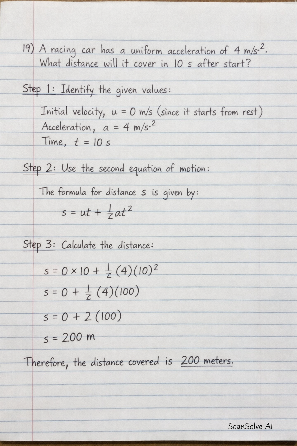 Handwritten step-by-step solution preview