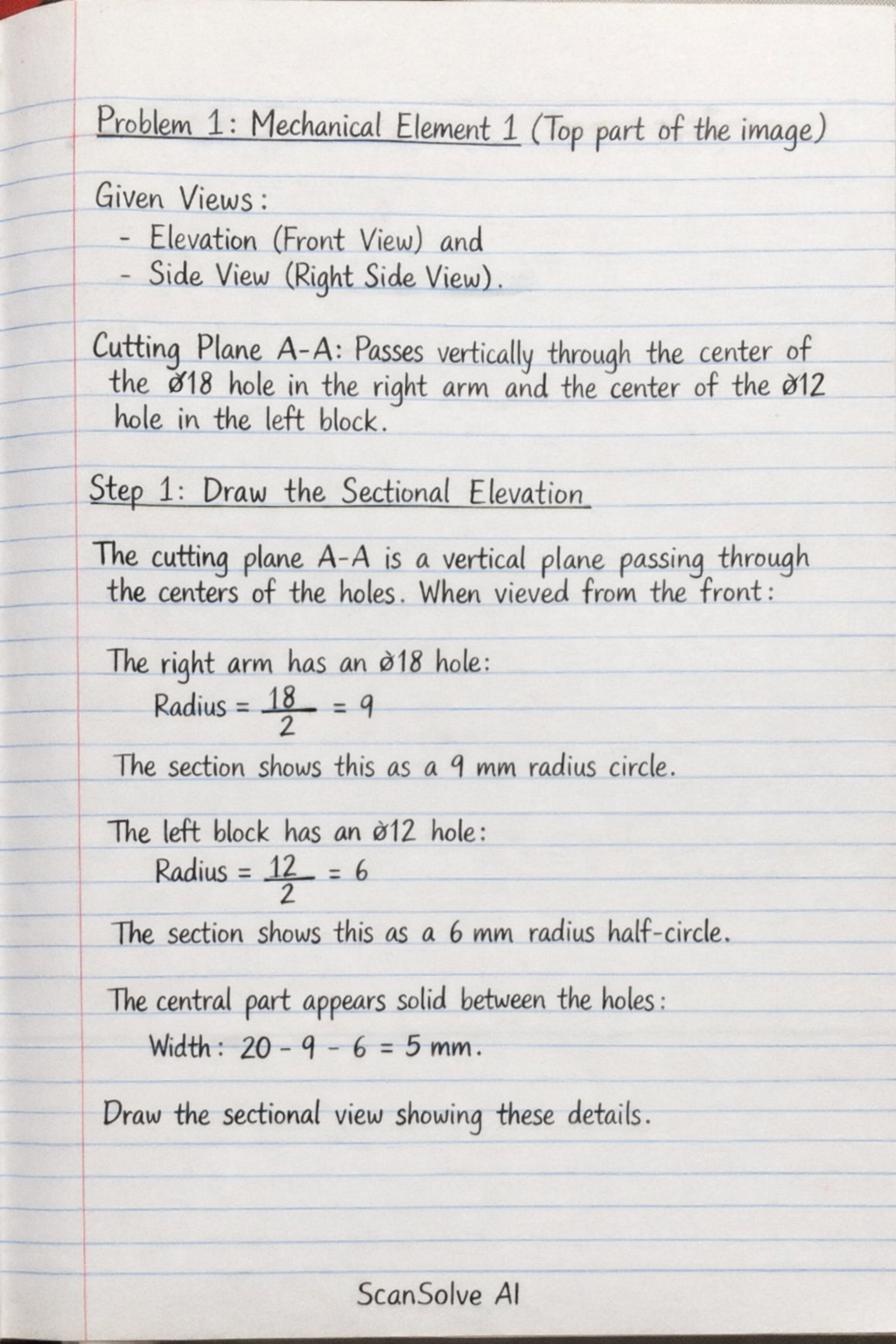 Handwritten step-by-step solution preview