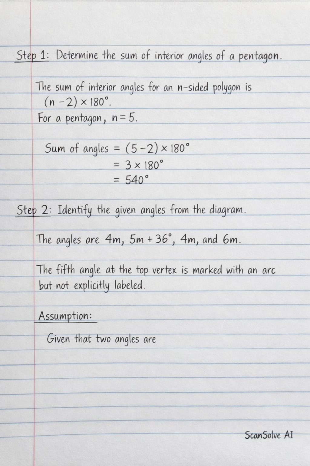 Handwritten step-by-step solution preview
