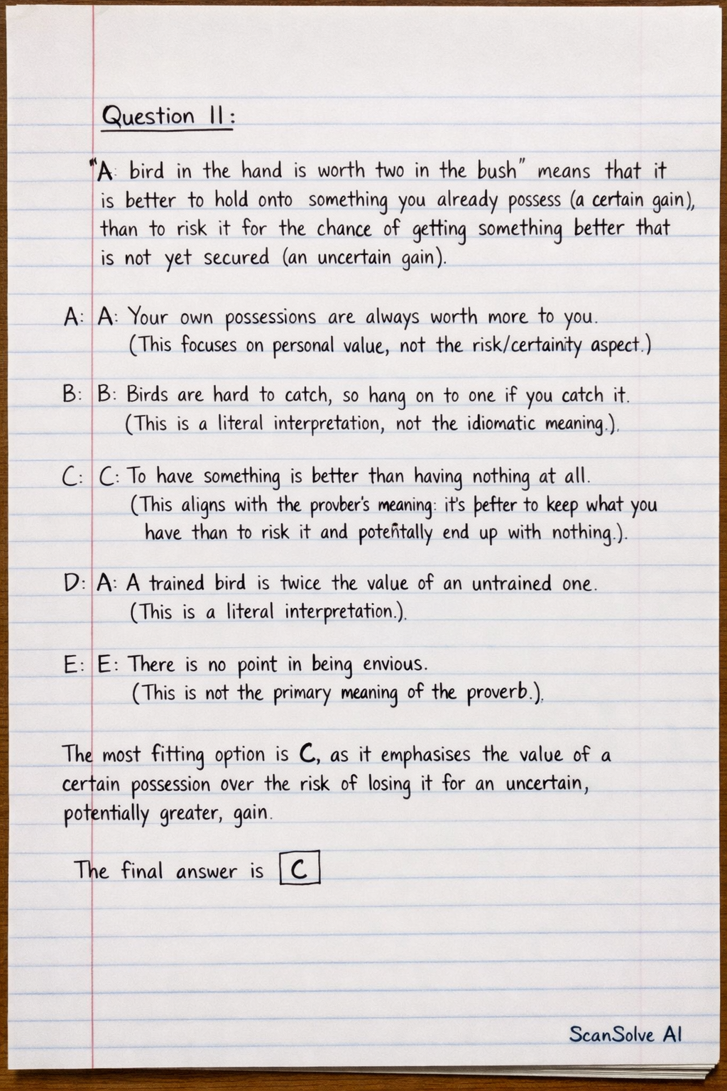 Handwritten step-by-step solution preview
