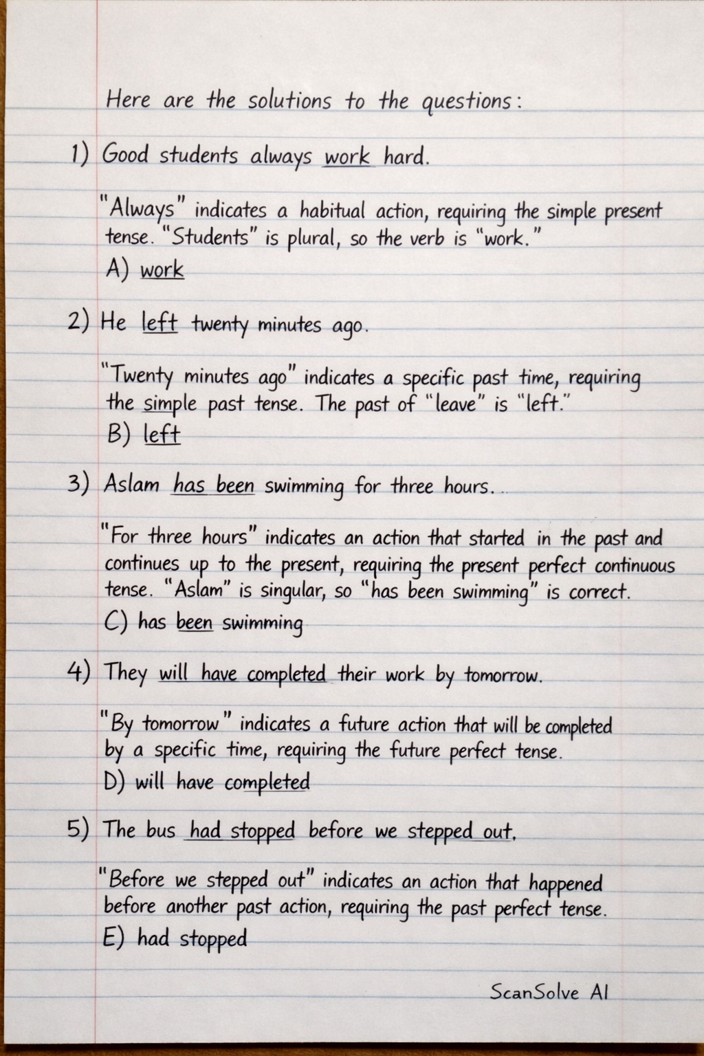 Handwritten step-by-step solution preview