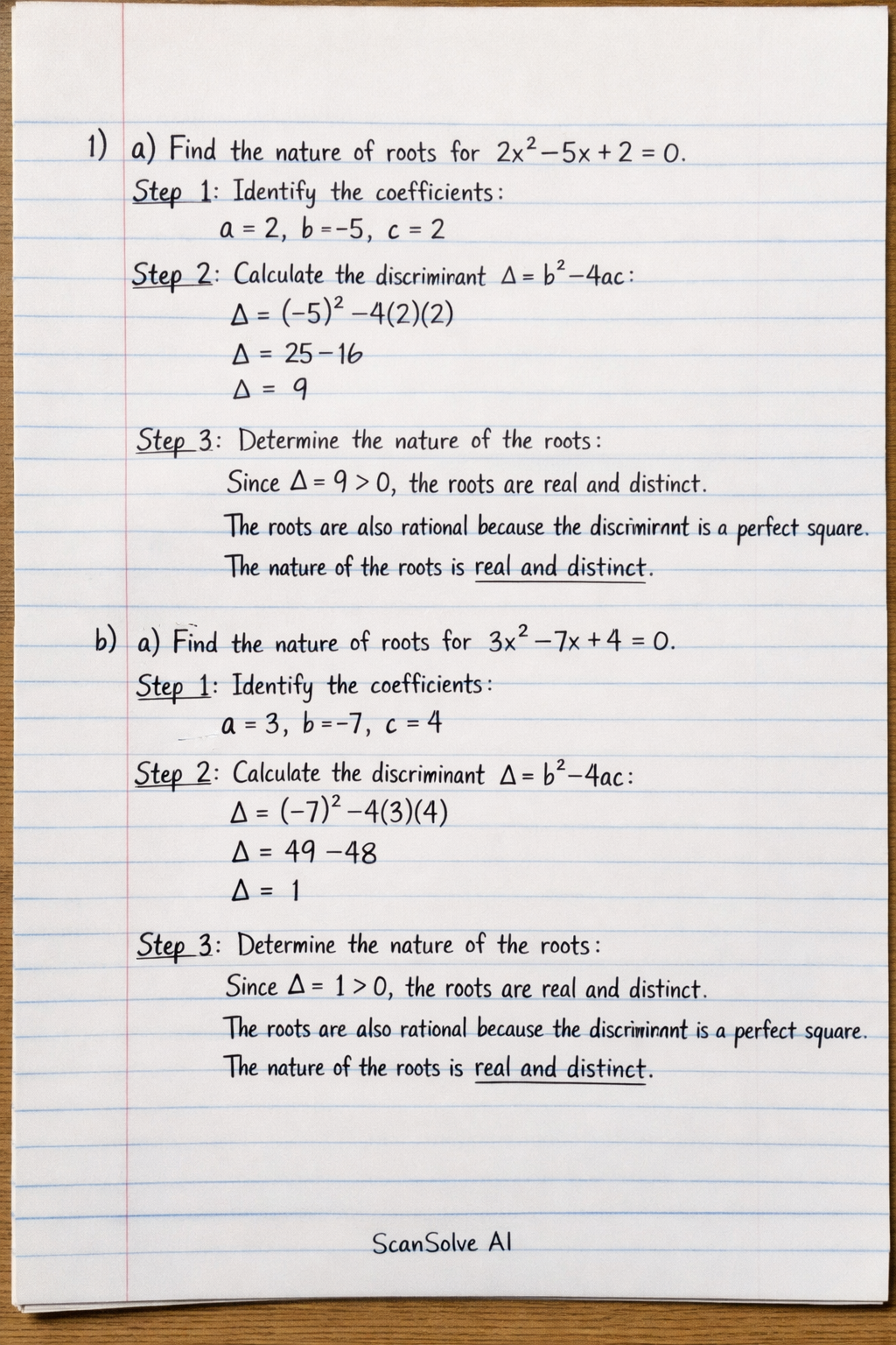 Handwritten step-by-step solution preview