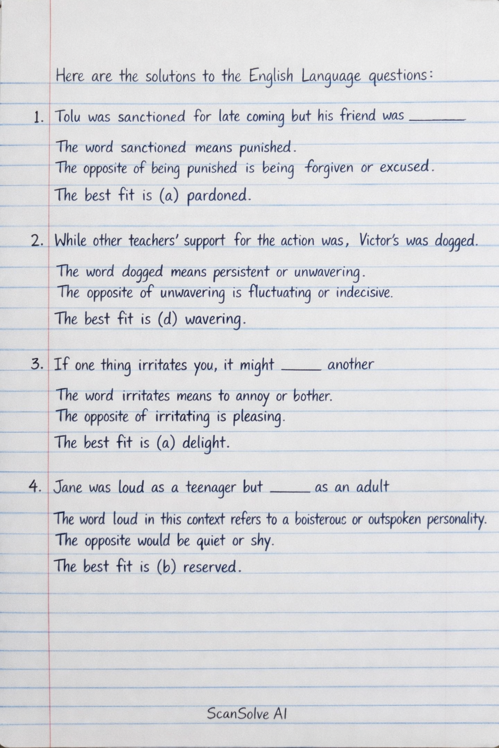 Handwritten step-by-step solution preview