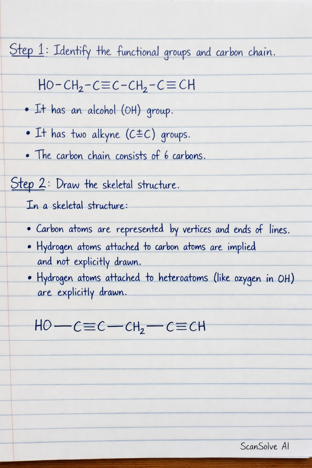 Handwritten step-by-step solution preview
