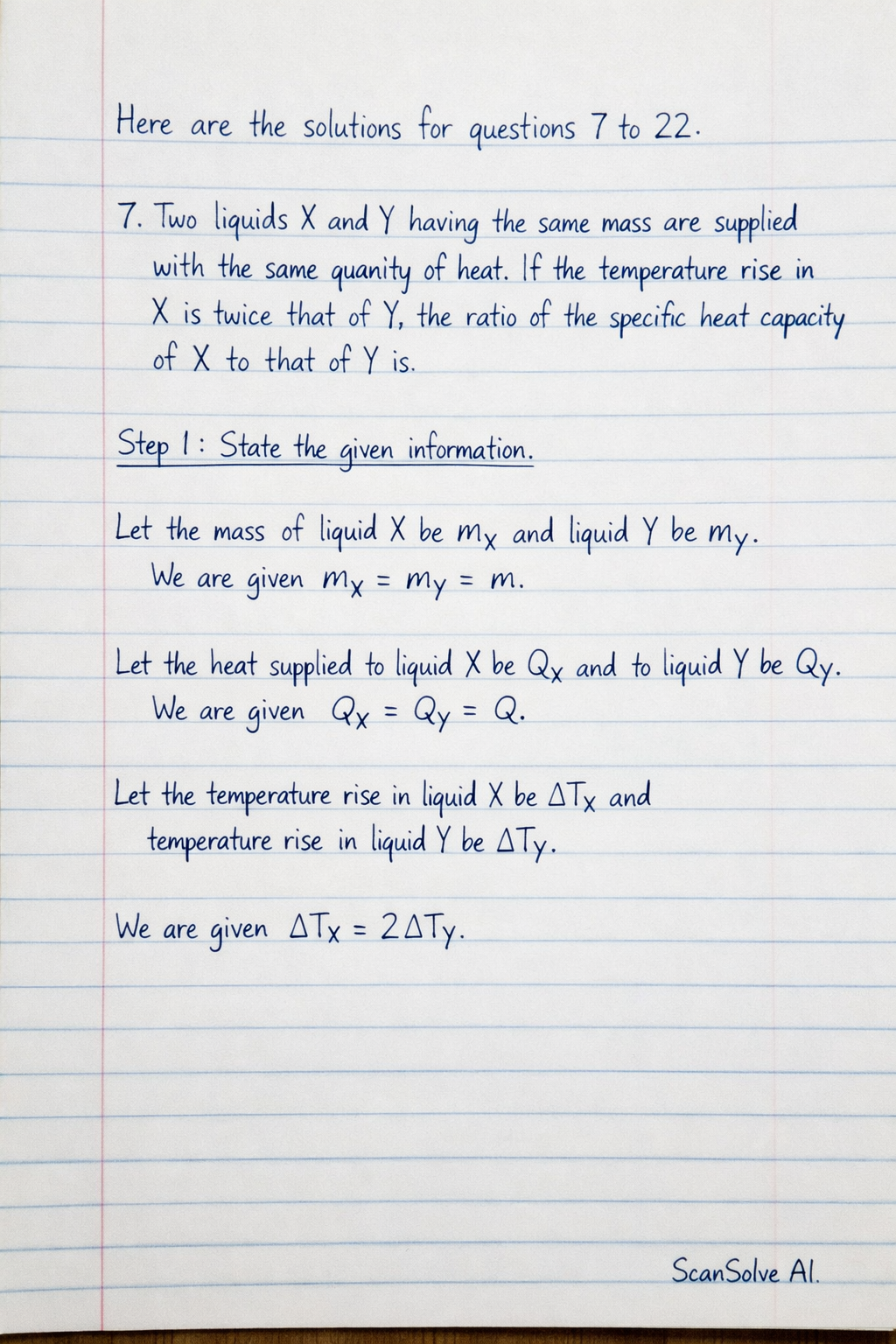 Handwritten step-by-step solution preview
