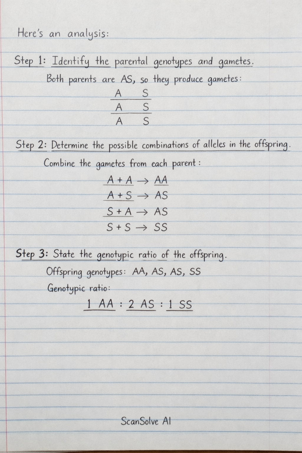 Handwritten step-by-step solution preview