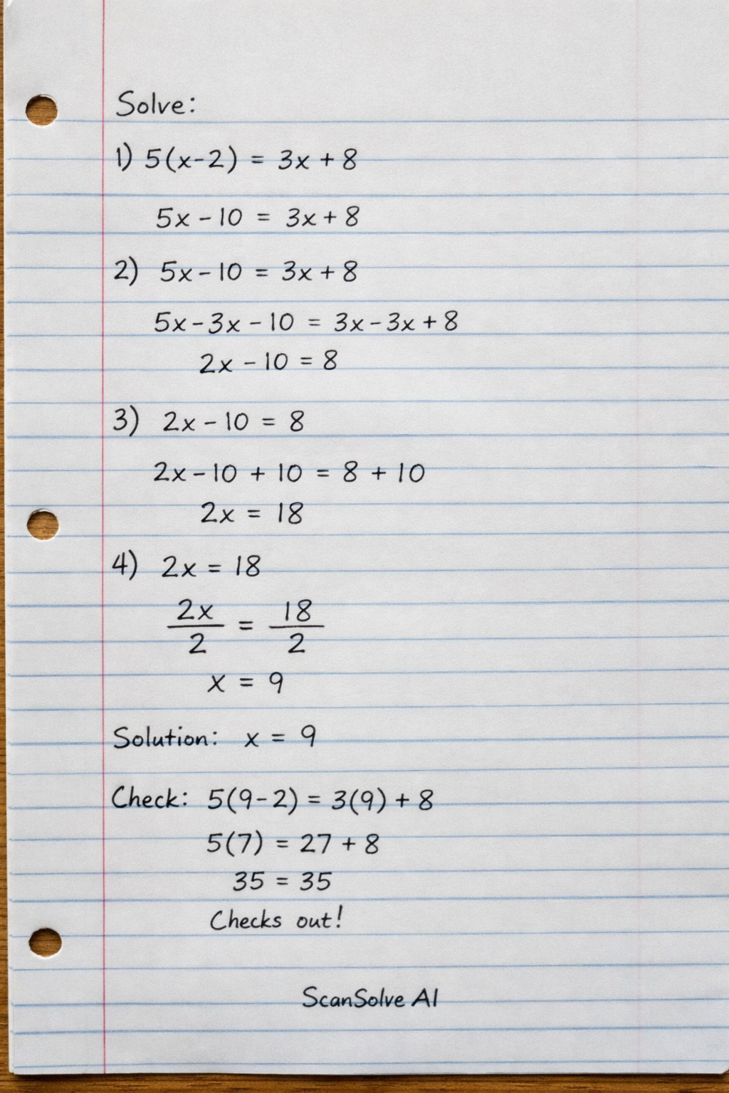 Handwritten step-by-step solution preview