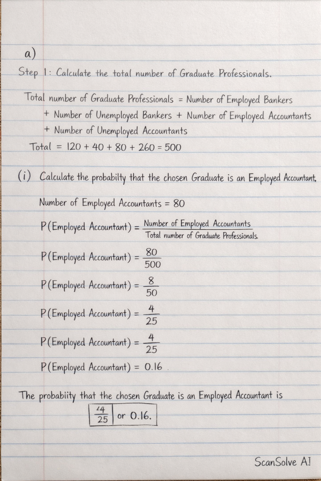 Handwritten step-by-step solution preview