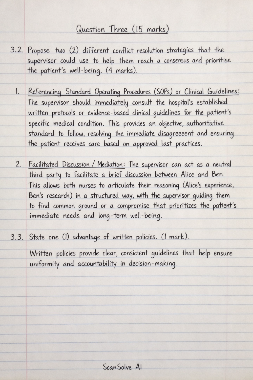 Handwritten step-by-step solution preview