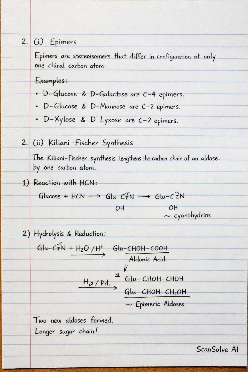 Handwritten step-by-step solution preview