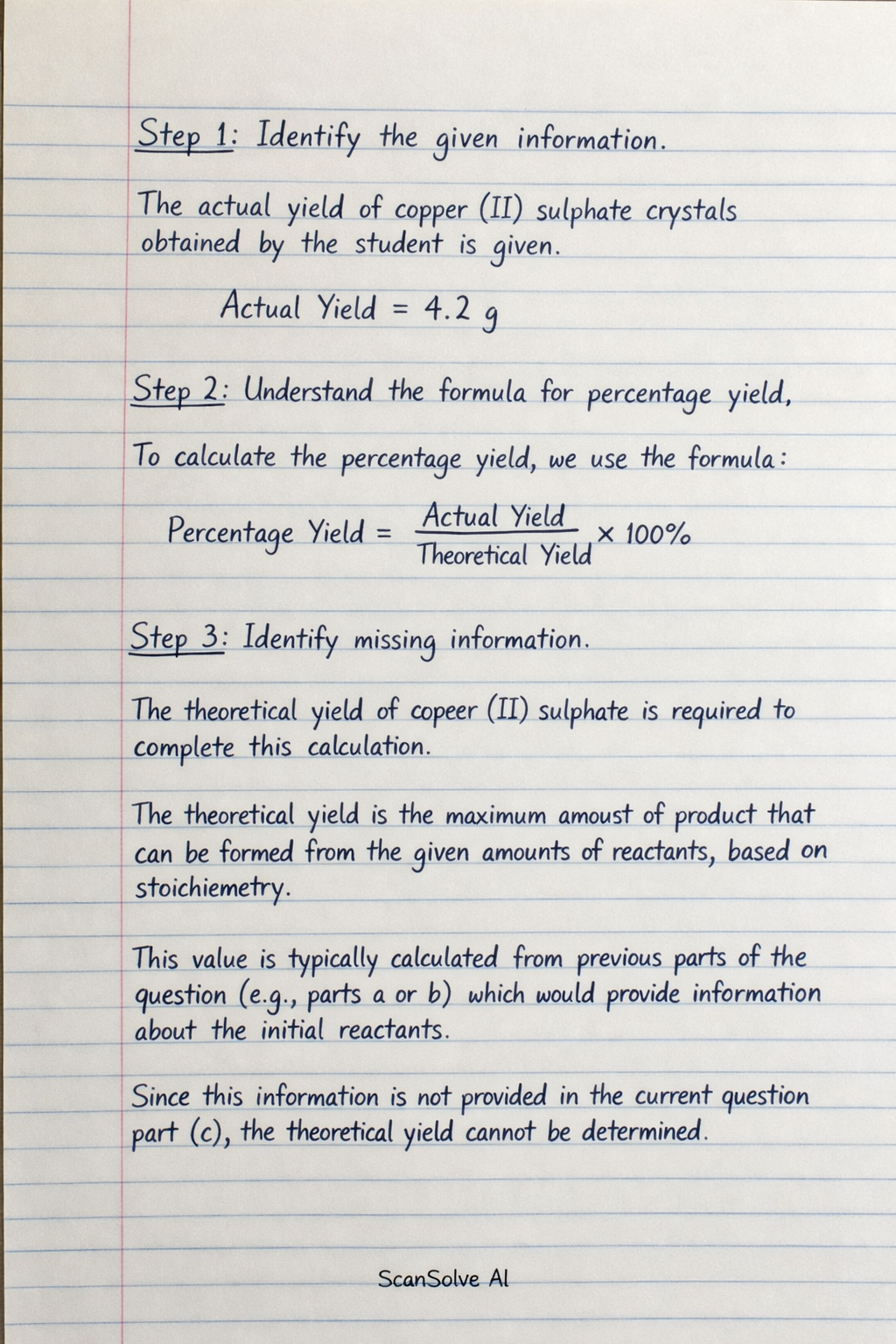 Handwritten step-by-step solution preview