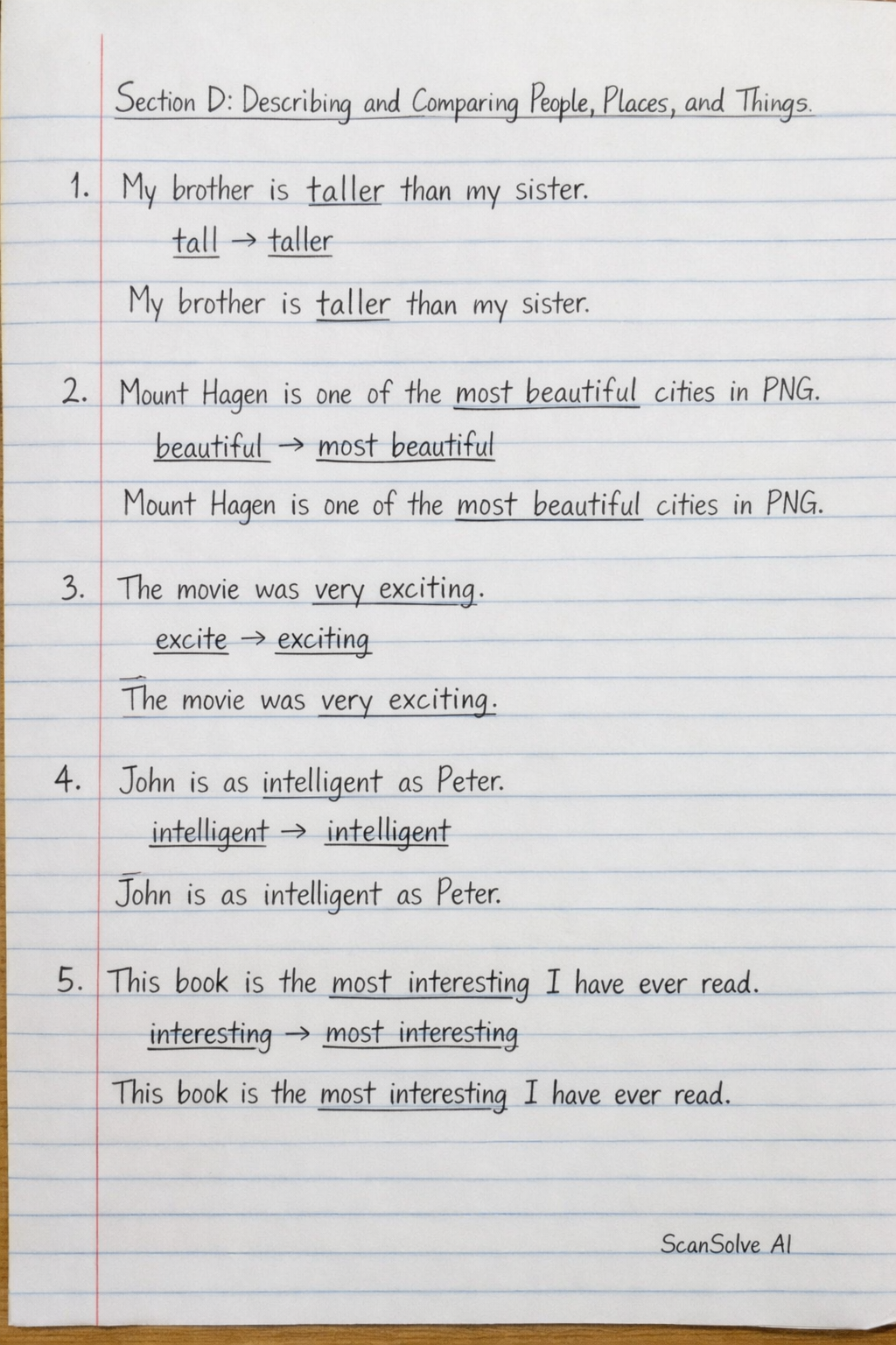 Handwritten step-by-step solution preview