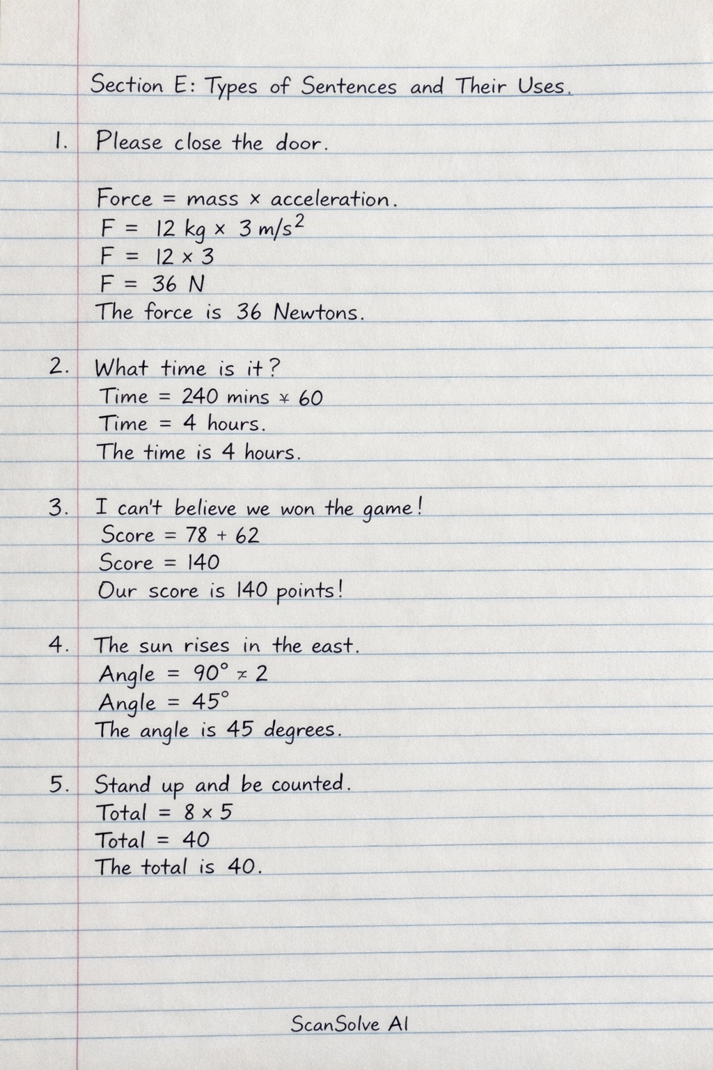 Handwritten step-by-step solution preview