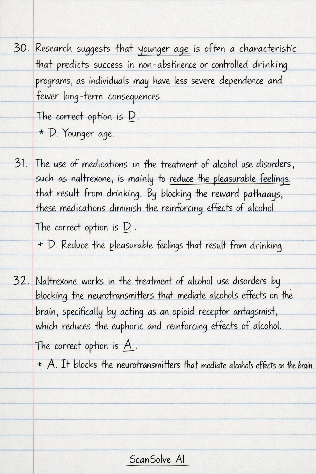 Handwritten step-by-step solution preview