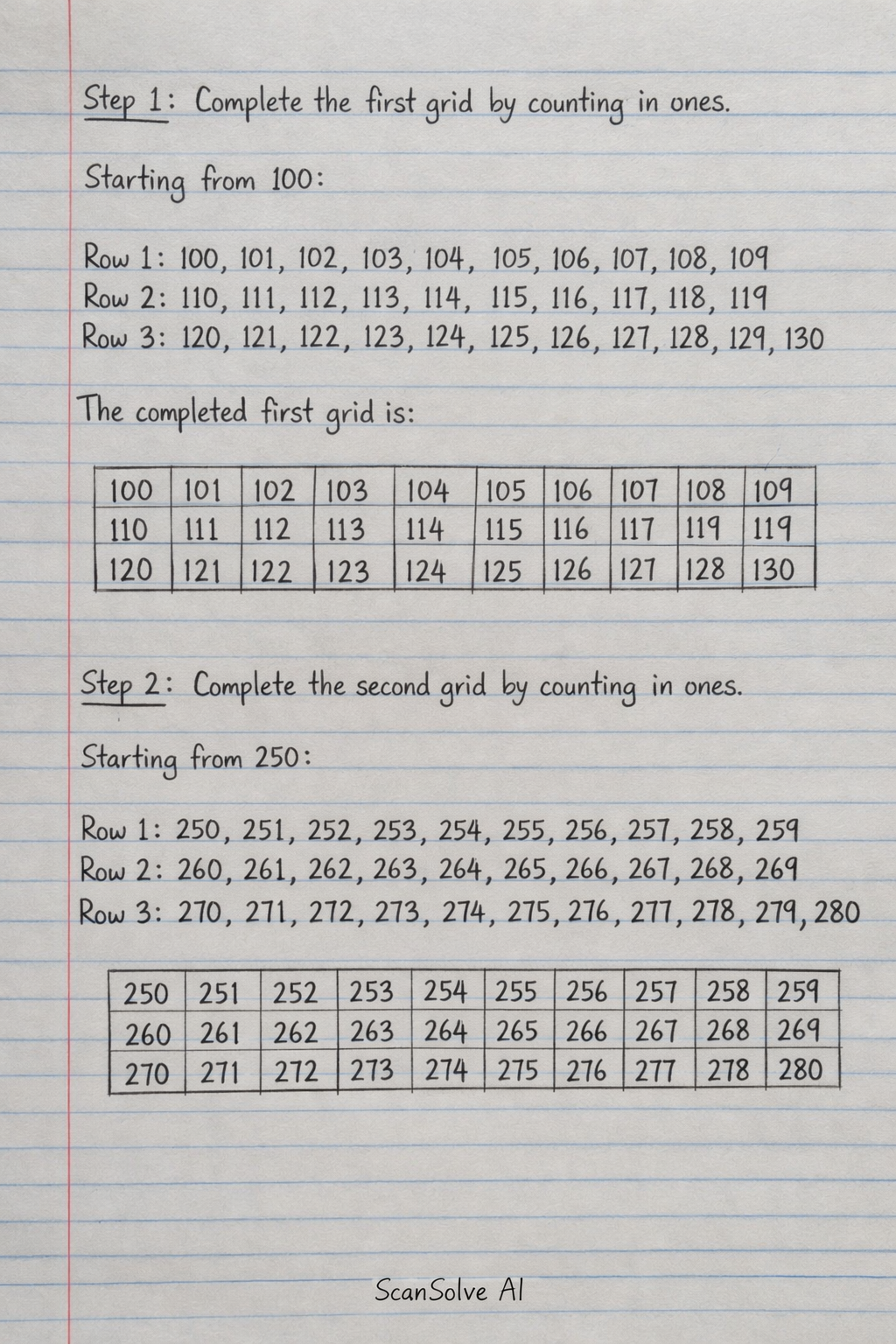 Handwritten step-by-step solution preview