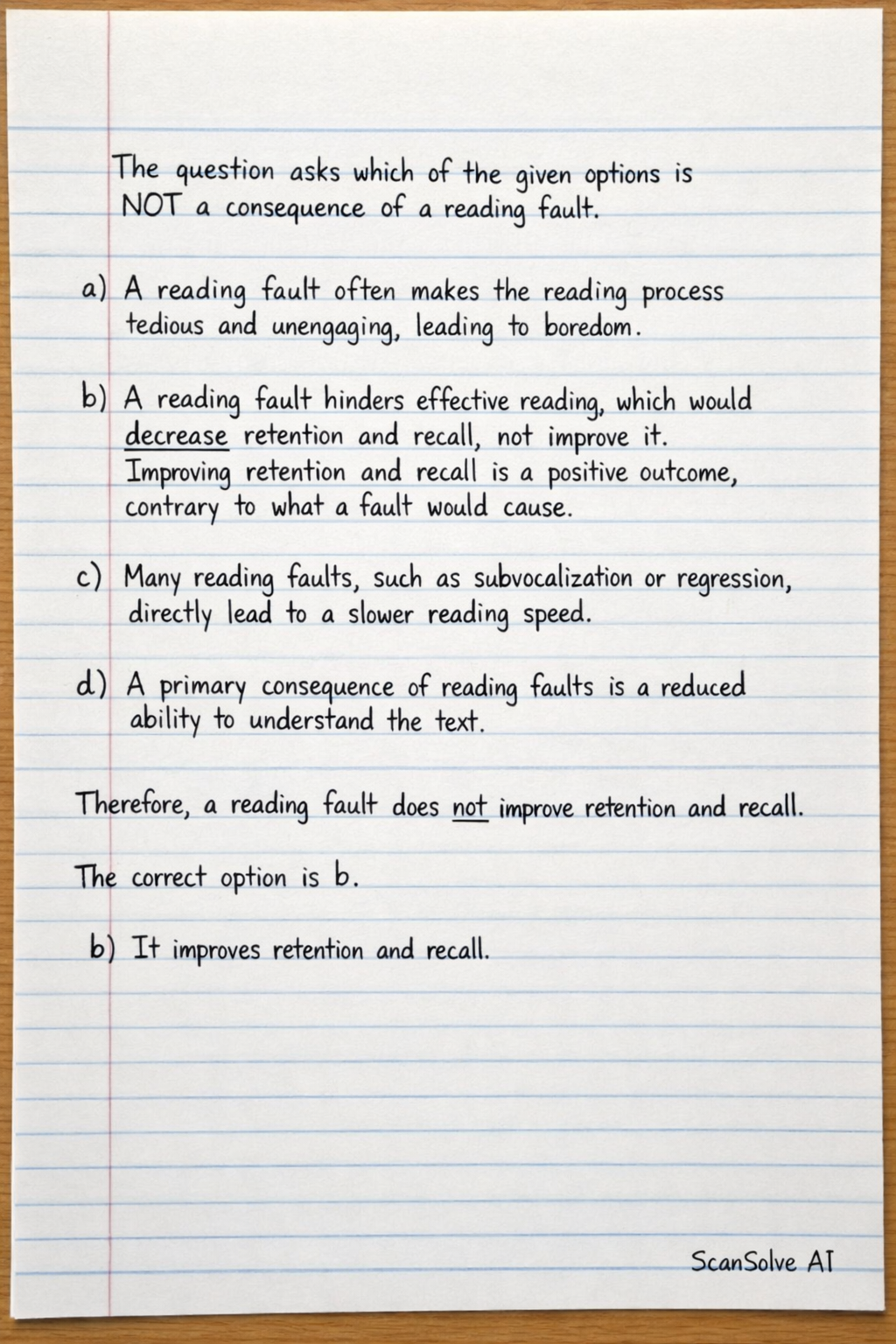 Handwritten step-by-step solution