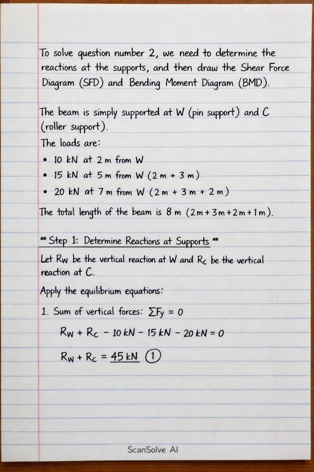 Handwritten step-by-step solution preview