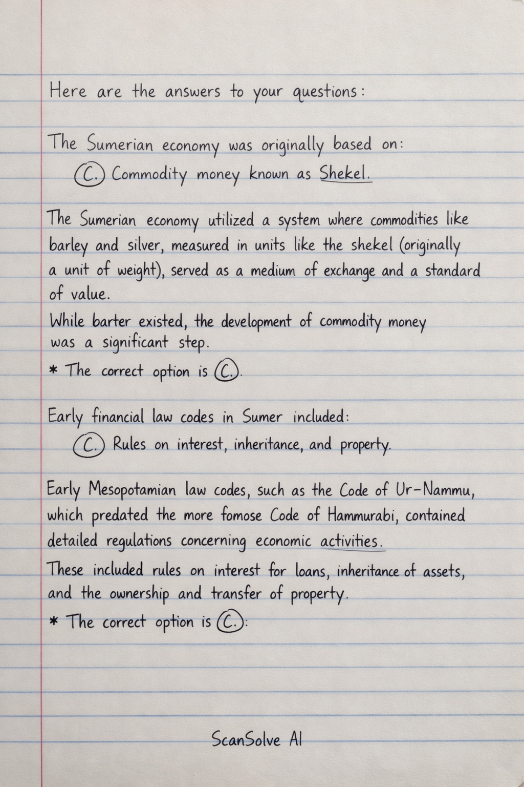 Handwritten step-by-step solution preview