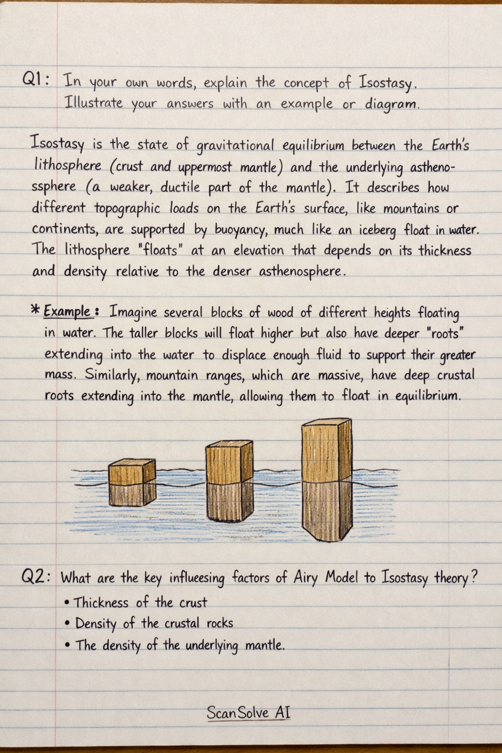 Handwritten step-by-step solution preview