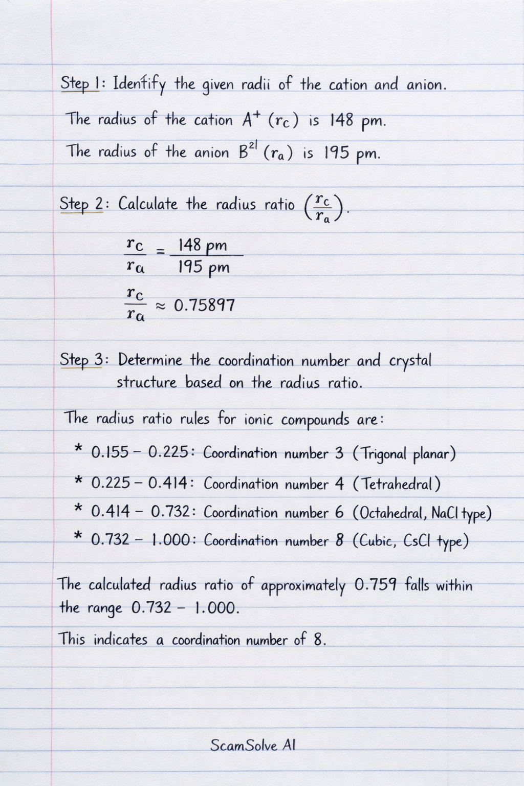 Handwritten step-by-step solution preview