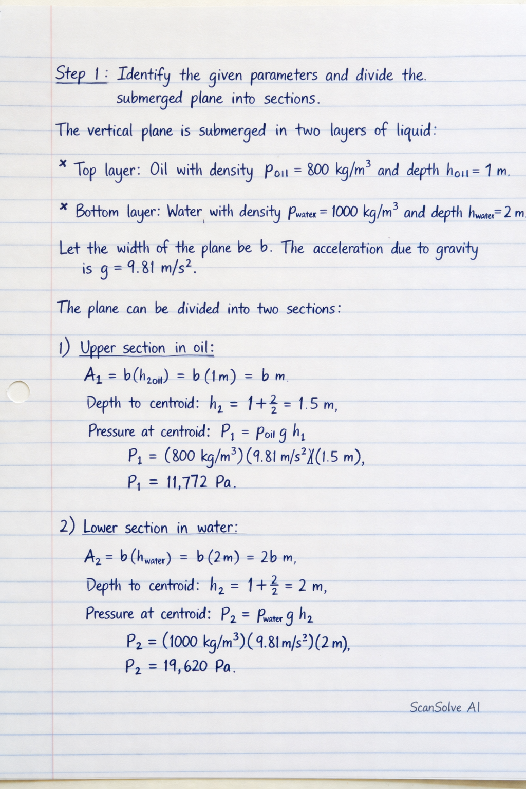 Handwritten step-by-step solution preview