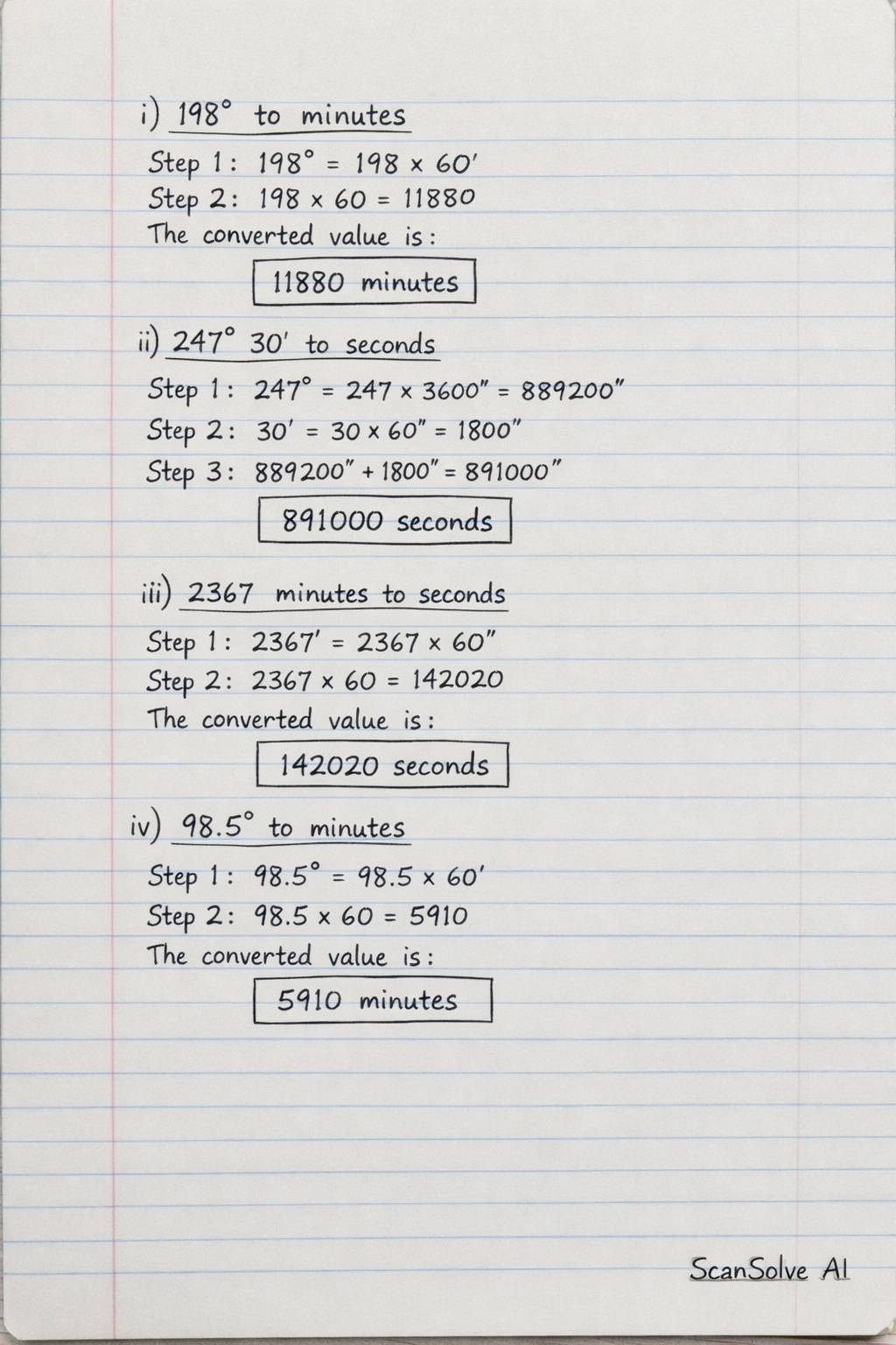 Handwritten step-by-step solution preview