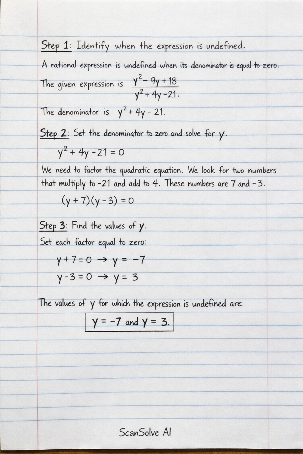 Handwritten step-by-step solution preview