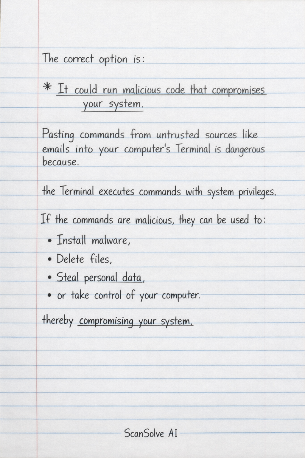 Handwritten step-by-step solution preview