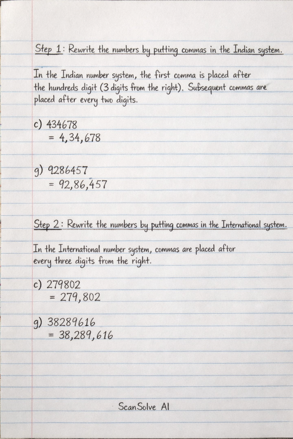 Handwritten step-by-step solution preview