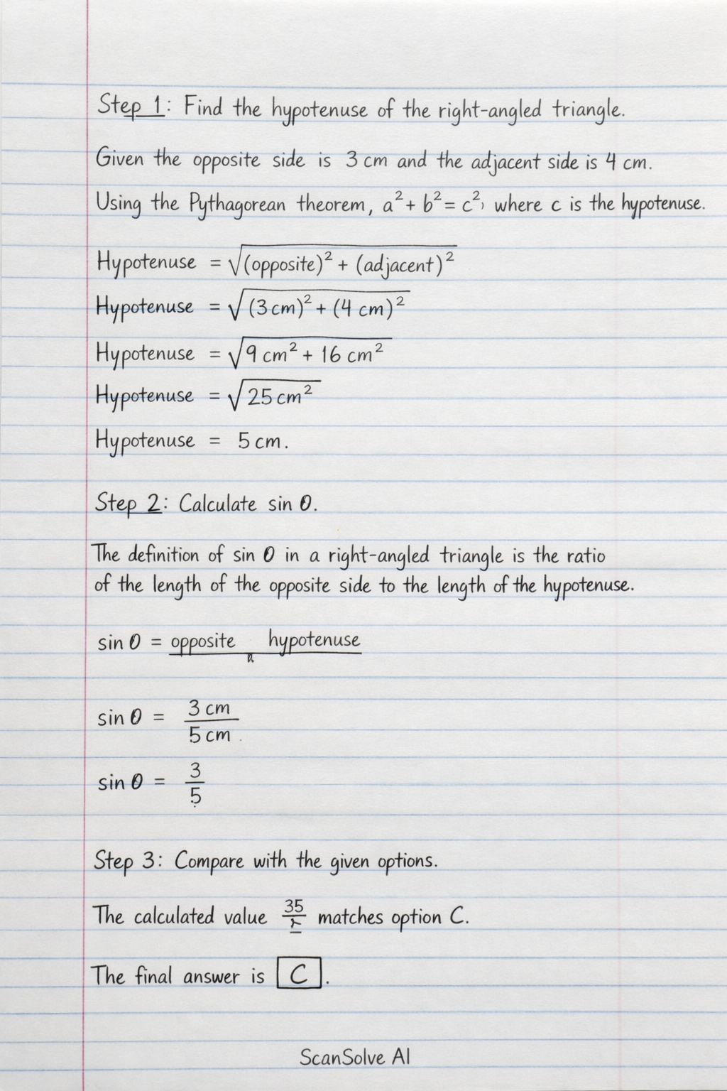 Handwritten step-by-step solution preview