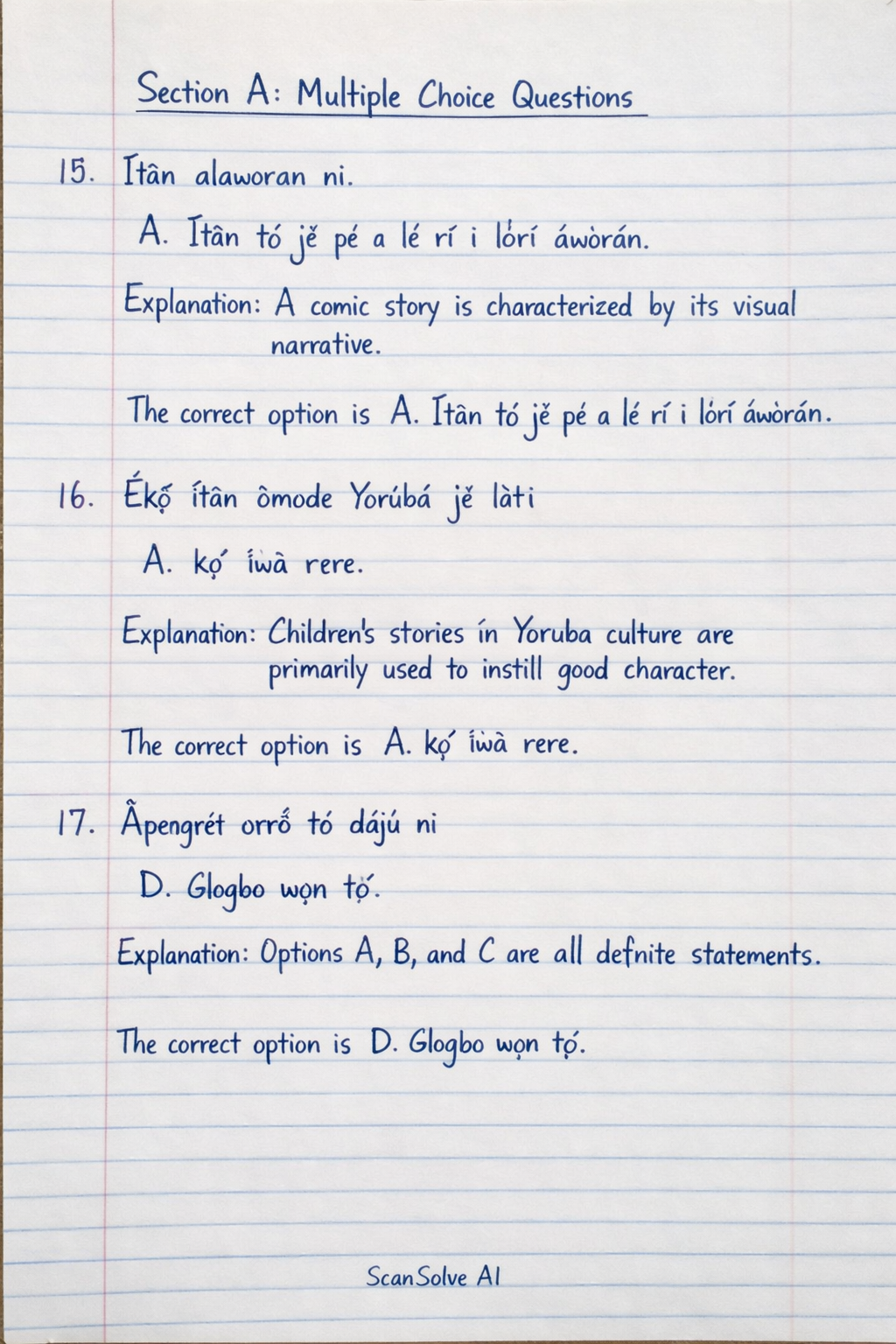 Handwritten step-by-step solution preview