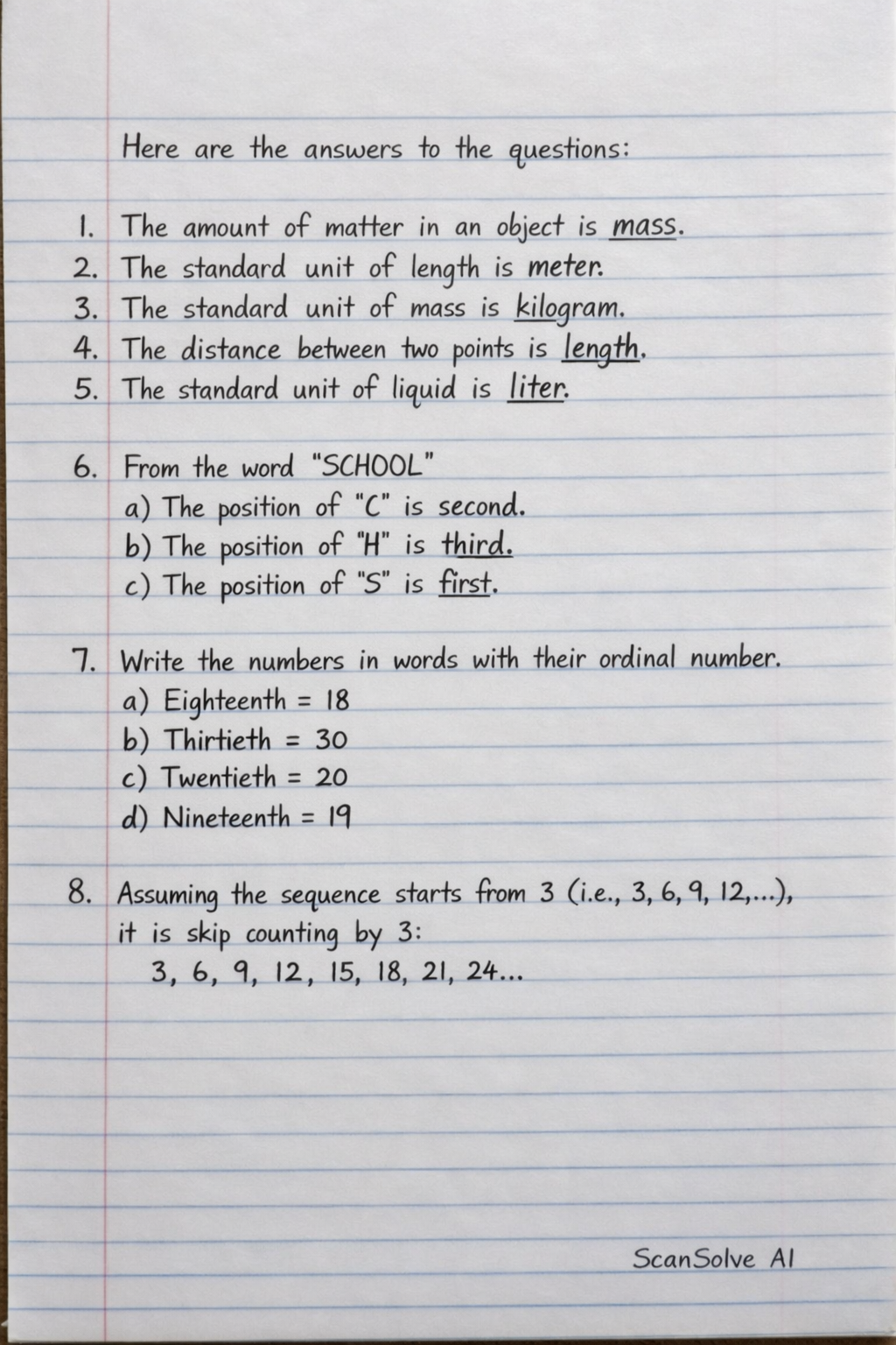 Handwritten step-by-step solution preview