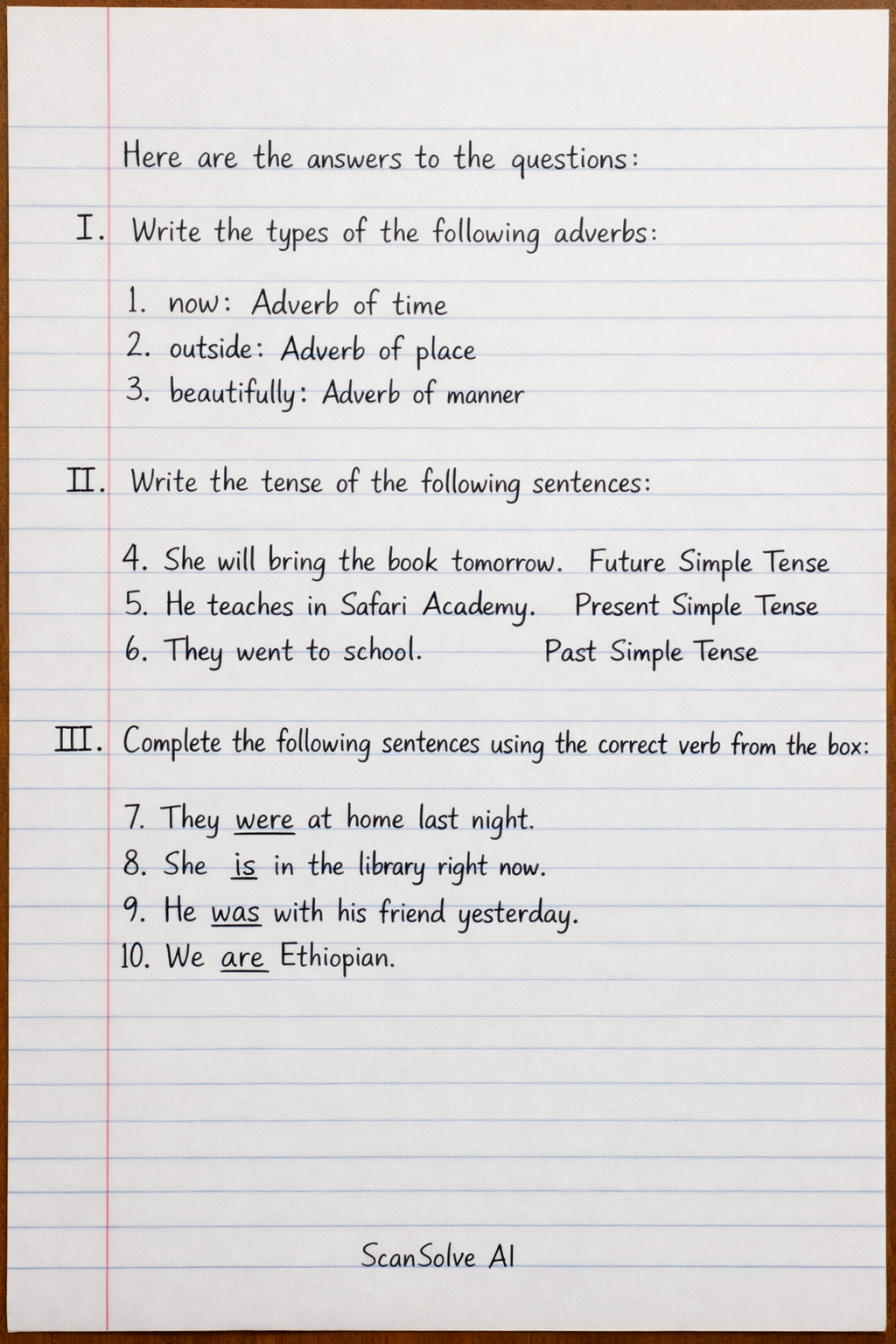 Handwritten step-by-step solution preview