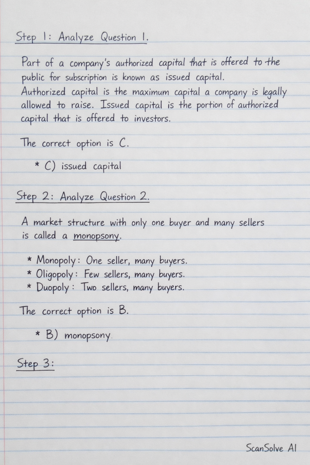 Handwritten step-by-step solution preview
