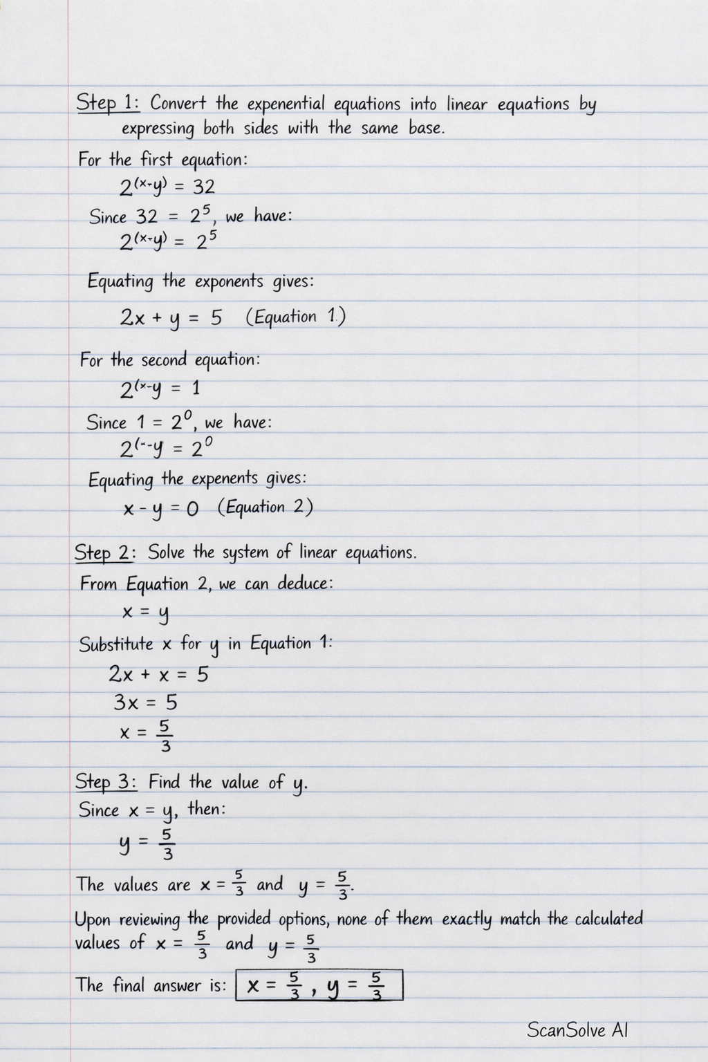 Handwritten step-by-step solution preview
