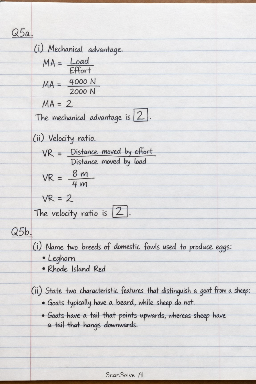 Handwritten step-by-step solution preview