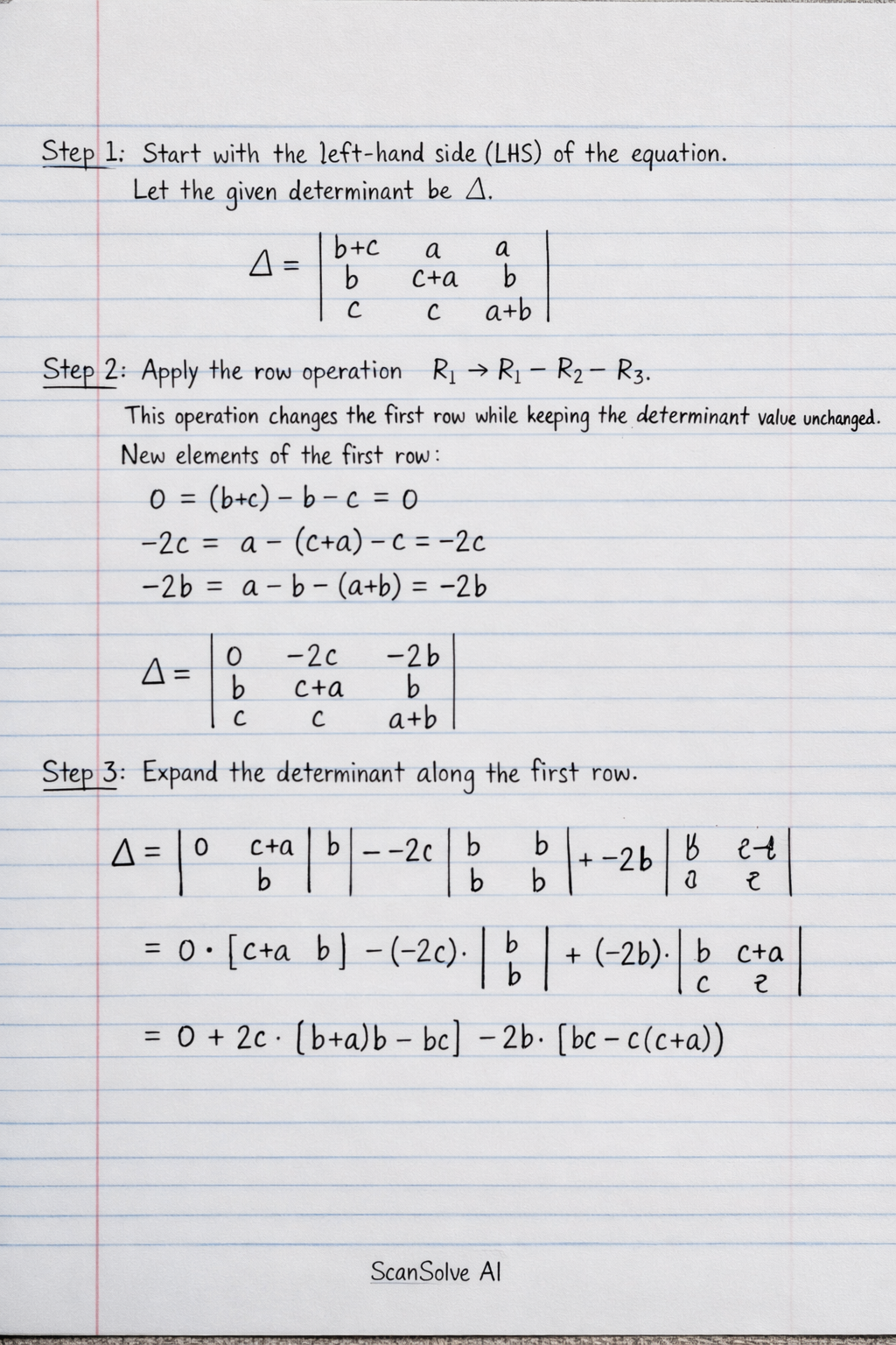 Handwritten step-by-step solution preview