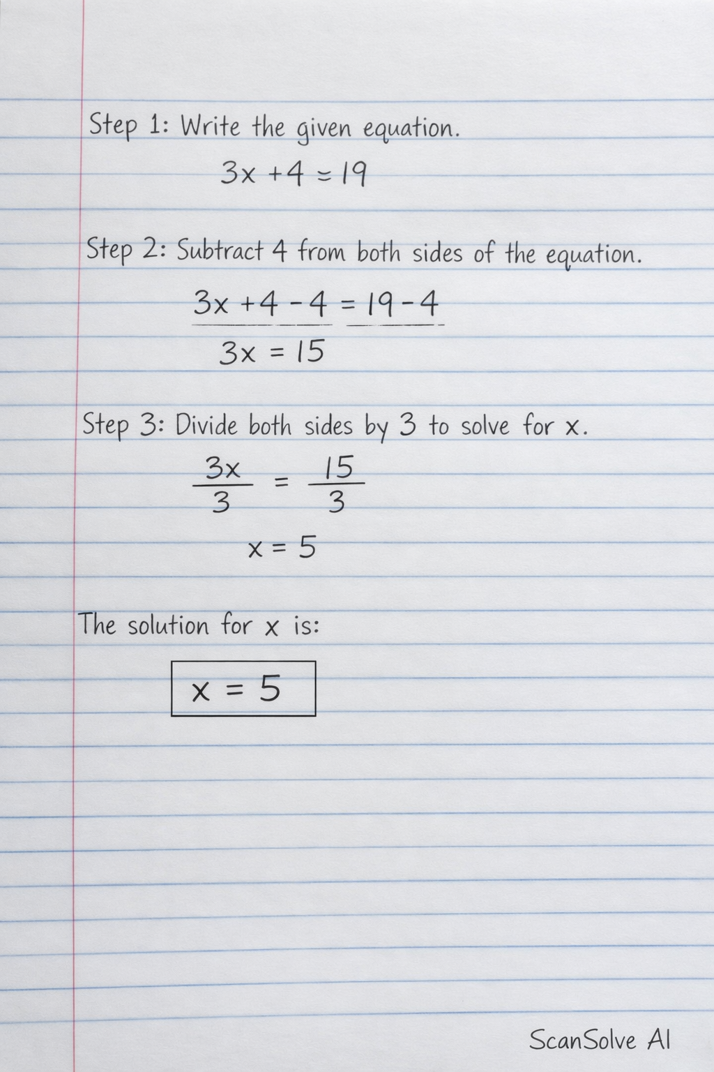 Handwritten step-by-step solution preview
