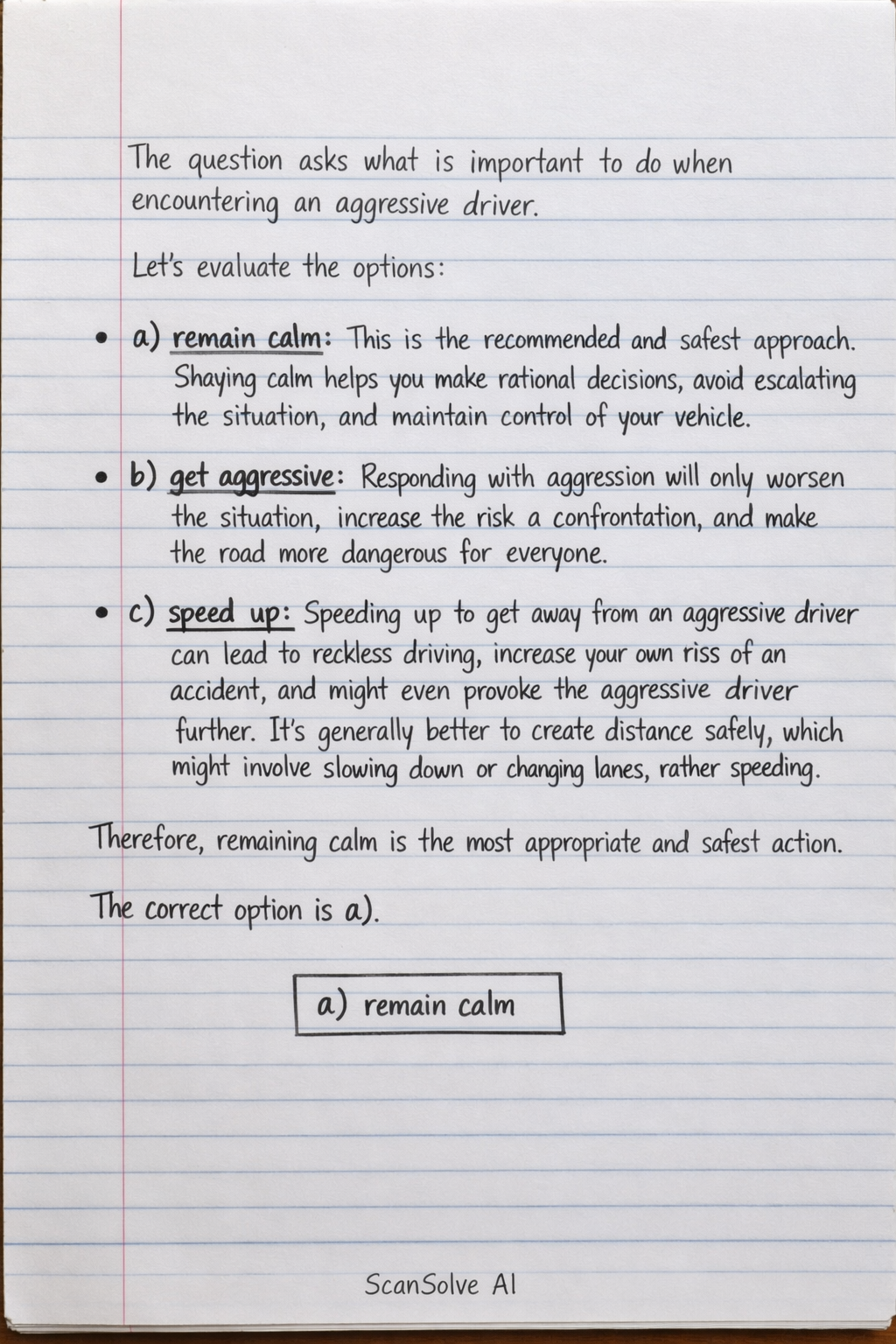 Handwritten step-by-step solution