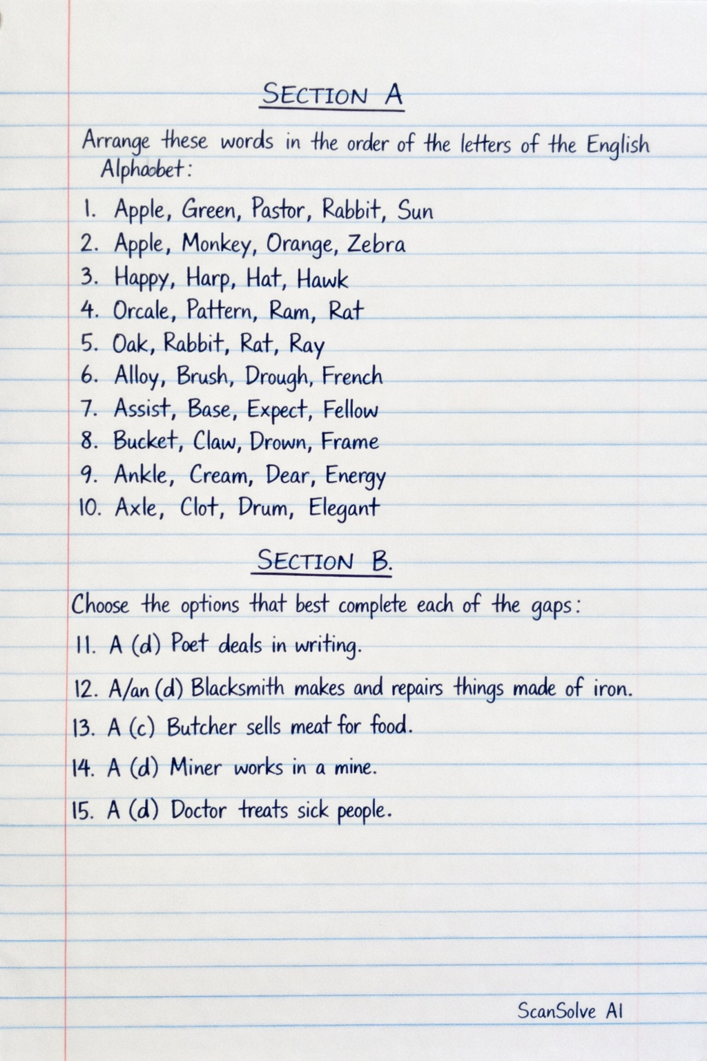Handwritten step-by-step solution preview