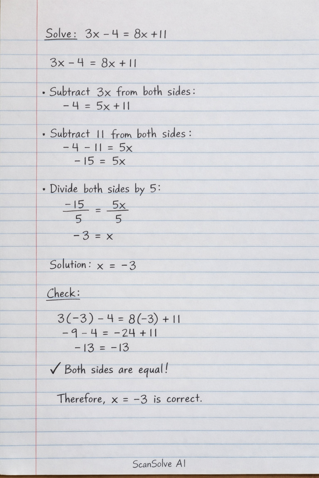 Handwritten step-by-step solution preview
